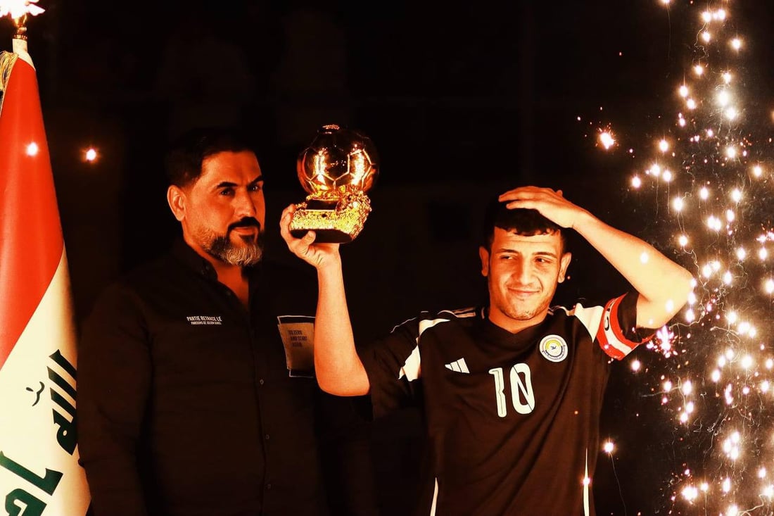 صور: على طريقة دوري الأبطال.. النصر يقصي الأمانة ويتوج بطلاً لفرق بغداد الشعبية