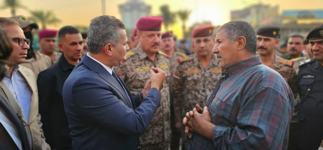 متظاهرو تشرين لوفد الزيدي: نريد حصر السلاح بيد الدولة ومحاسبة الفاسدين