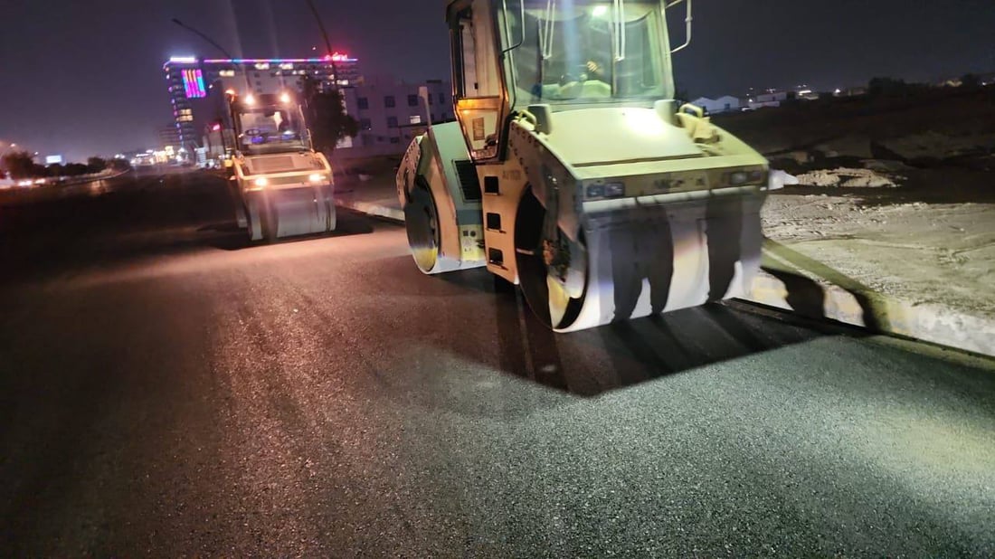 قۆناغی یەكەمی قیركردنەوەی شەقامی 100 مەتری كۆتایی هات