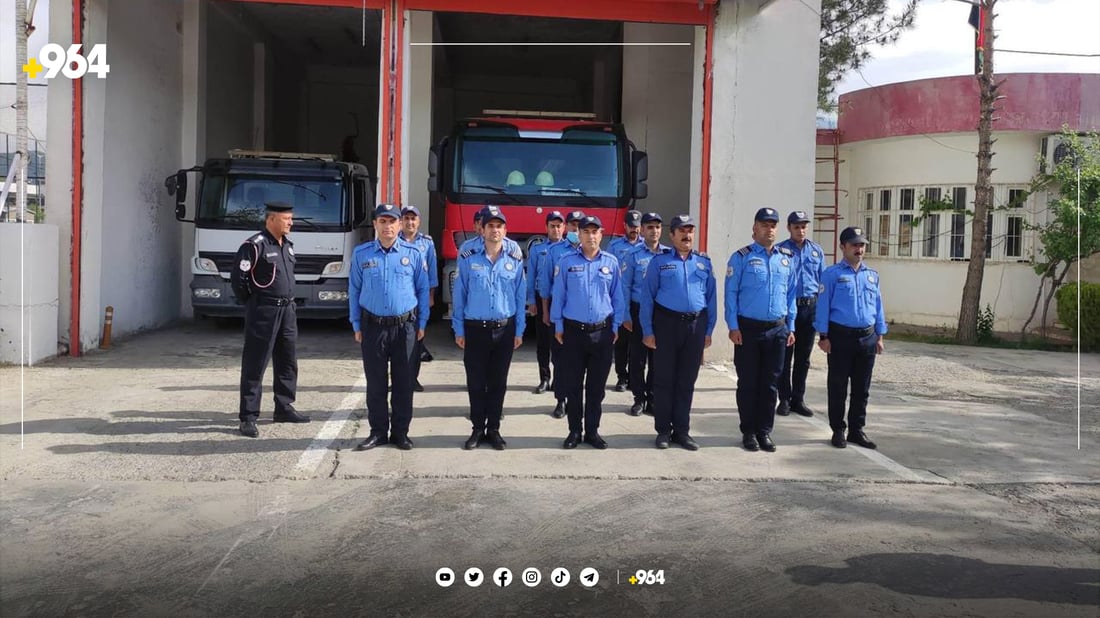 سەرجەم بنکەکانی بەرگری شارستانی سلێمانی سەرقاڵی مەشق و راهێنانن