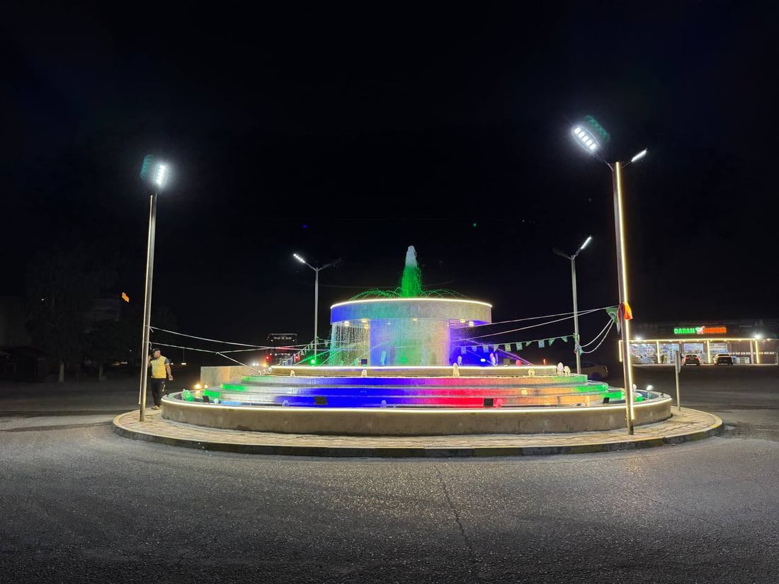 شارەوانی خانەقین شەوانی شارەکەی رووناکتر ده‌كاته‌وه‌