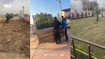 لە قوتابخانەیەکی سلێمانی پڕۆژەی لە بری سەوزکردن جێبەجێ کرا