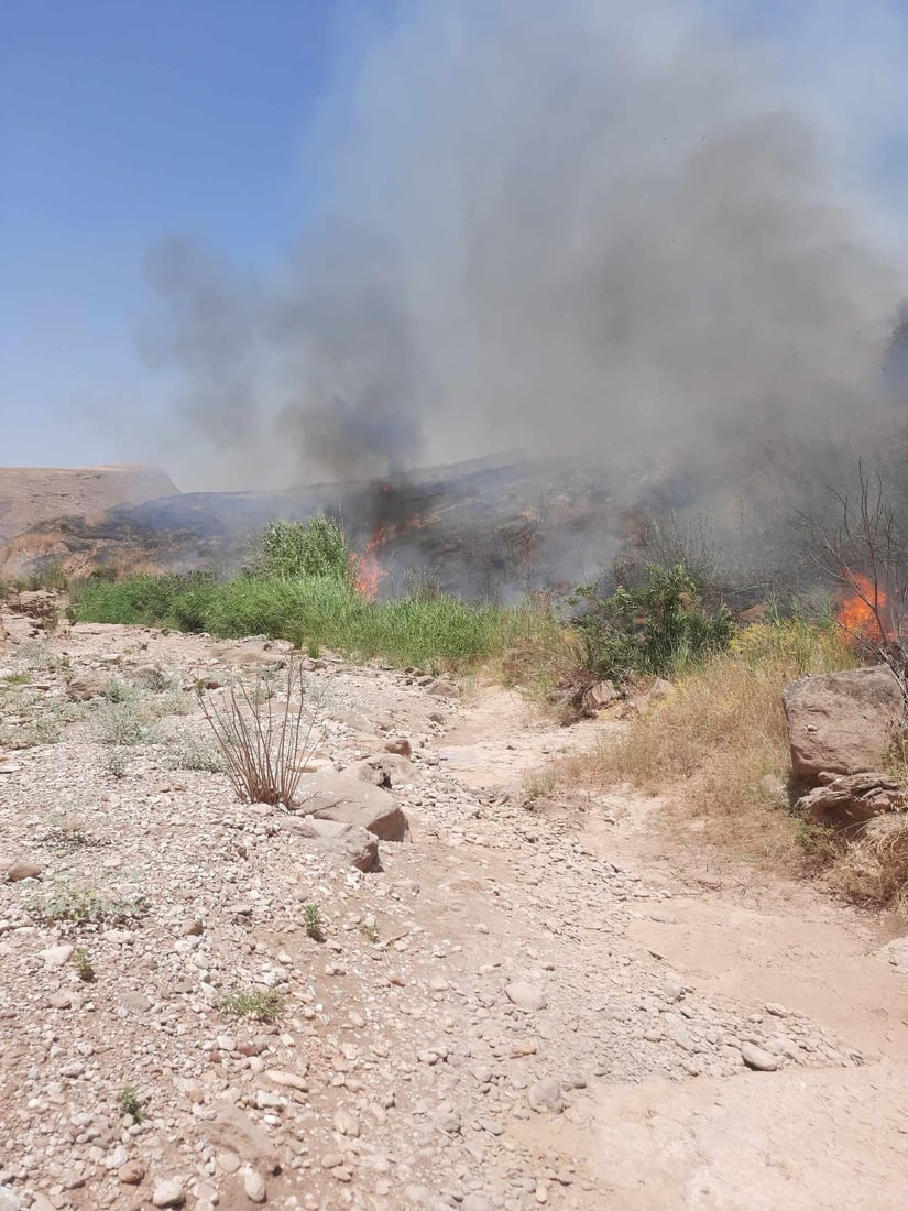 ئاگرەکەی کۆیە کارمەندێکی بەرگری شارستانی خستە نەخۆشخانە