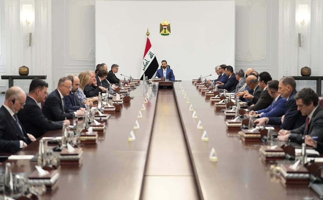 الزيدي لسفراء أوروبا: لا خطوط حمراء في مكافحة الفساد وحصر السلاح بدأ فعلياً