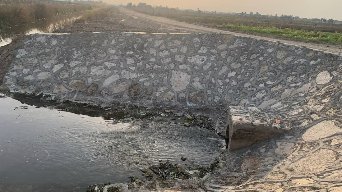 Sewage Discharge in Hor Rajab condemned by locals