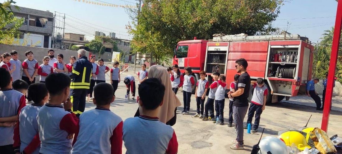 به‌رگریى شارستانیى خورماڵ قوتابیان له‌ ئاگركه‌وتنه‌وه‌ دوور ده‌خاته‌وه‌