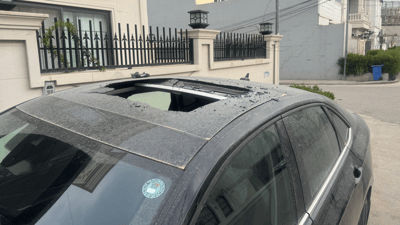 لە هەولێر ئۆتۆمبێل و خانووی هاوڵاتیان زیانیان بەرکەوت