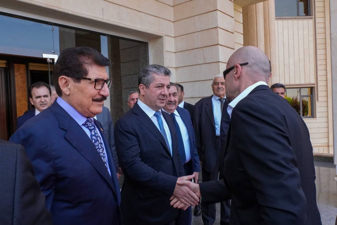 البارتي واليكتي يبحثان في أربيل ملف الرواتب والعلاقة مع بغداد