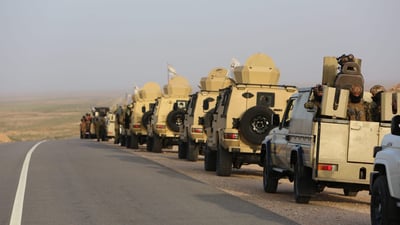 حەشدی شەعبی ئۆپەراسیۆنی ‘سەپاندنی سەروەری’ لە بیابانی عێراقدا ئەنجام دەدات