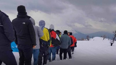 12 هاوڵاتی هەولێر و سۆران لە ناو بەفر گیریان خواردوە 