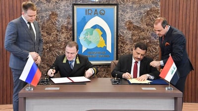 العراق وروسيا يوقعان اتفاقية لإعفاء حاملي الجوازات الدبلوماسية والخاصة من الفيزا