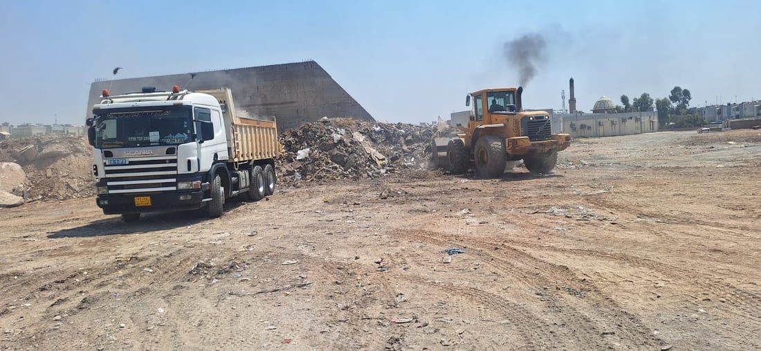 هەزار و 390 تۆن پاشماوەی بیناسازی پاككرایەوە