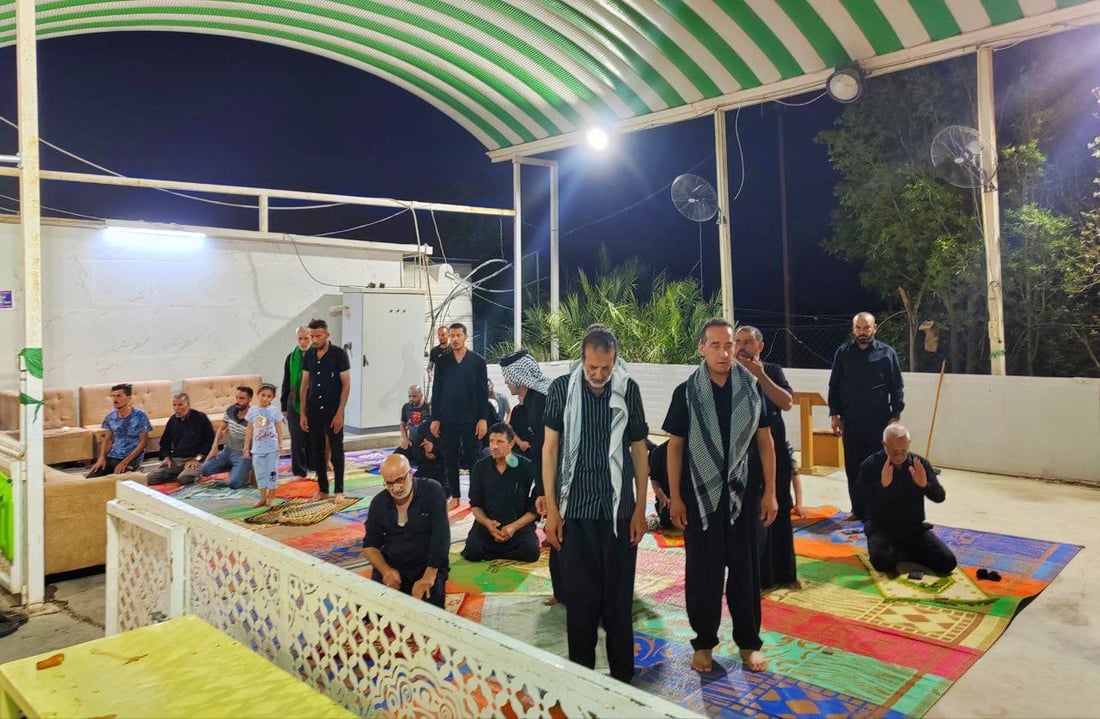 صور: كل المواكب ستغادر إلا موكب الحبوبي.. دائم الوجود بين الكوت والحلة