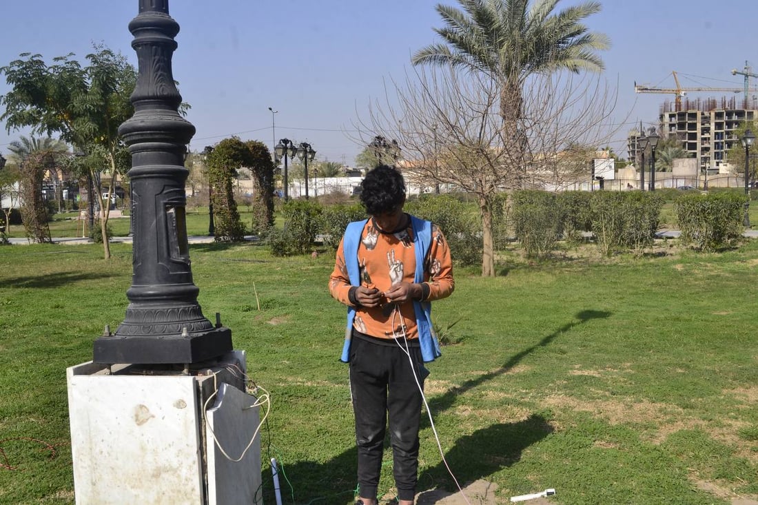 البياع: متنزه “بغداد” بحلة جديدة.. إنارة ليلية تحيي الحديقة حتى الصباح