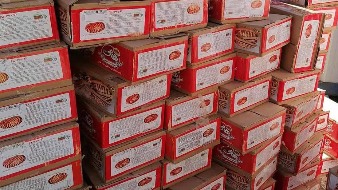 لە مەرزى کێلێ؛ 222 کارتۆن کێکى ئێرانى دەستى بەسەرداگیرا