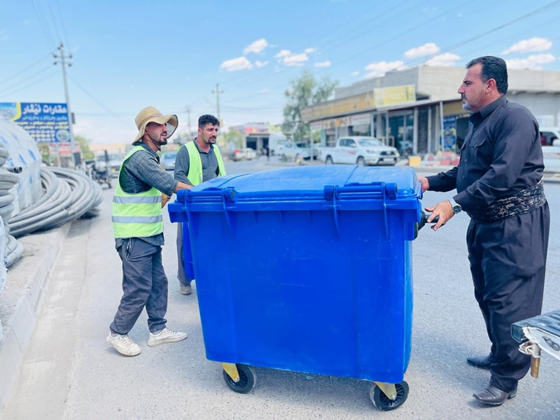 لە خاڵخاڵان سەللەی خۆڵ لەناو بازاڕ دانرا