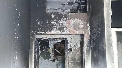 احترق المنزل في الخالص والأهالي جمعوا التبرعات لتعويض العائلة (صور)