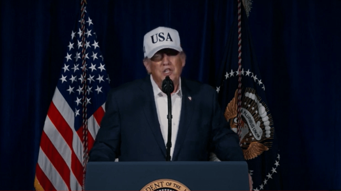 ترامب يعلن بدء عملية أميركية “ضخمة ومستمرة” ضد إيران