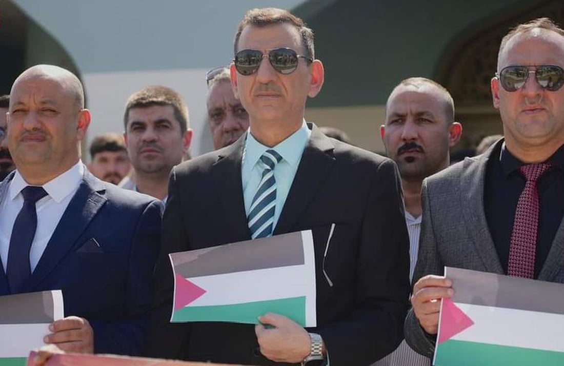 ذكرى “طوفان الأقصى”.. وقفة تضامنية في جامعة سامراء مع فلسطين ولبنان (صور)