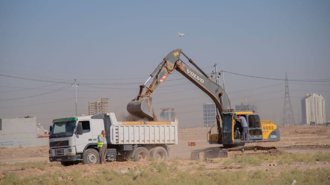 شارەوانی عەزمی جەزم کردووە؛ كاره‌كانی پڕۆژه‌ خزمەتگوزارییەکەی باغلومناره چڕتر ده‌كرێنەوە