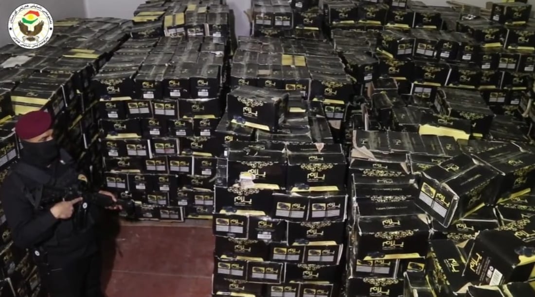 Erbil security team seizes nearly 4,000 cartons of spoiled dates