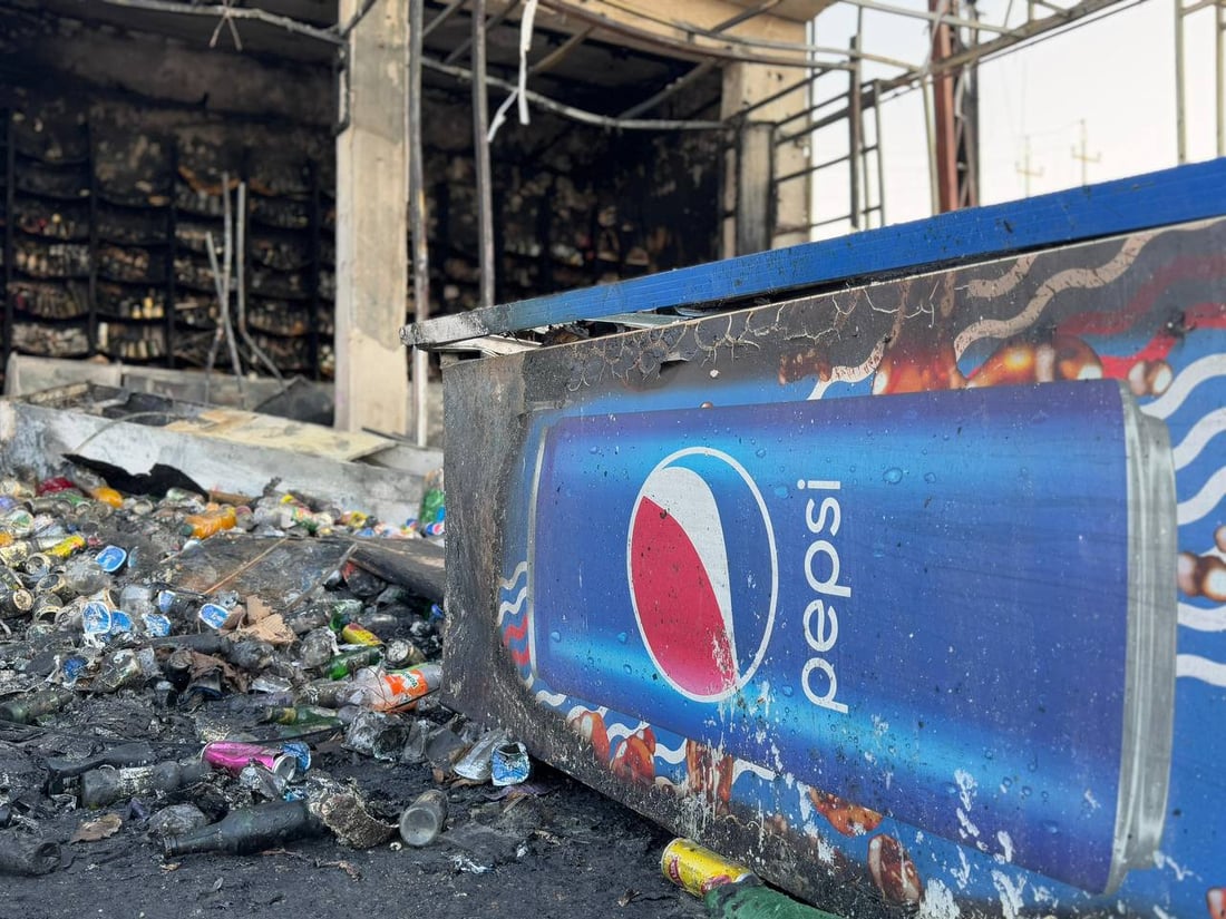 صور: ماركت السيد تحول إلى رماد في أول ساعات 2025.. قد تكون “صعادات الكرسمس”