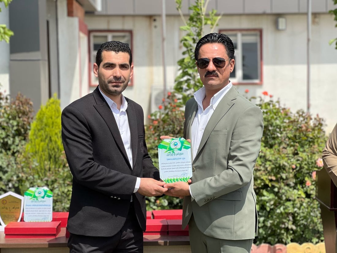 له‌ چه‌مچه‌ماڵ ئه‌و ناوه‌نده‌ ته‌ندروستیانه‌ خه‌ڵاتكران كه‌ زۆرترین رێژه‌ى سه‌وزاییان هه‌یه‌