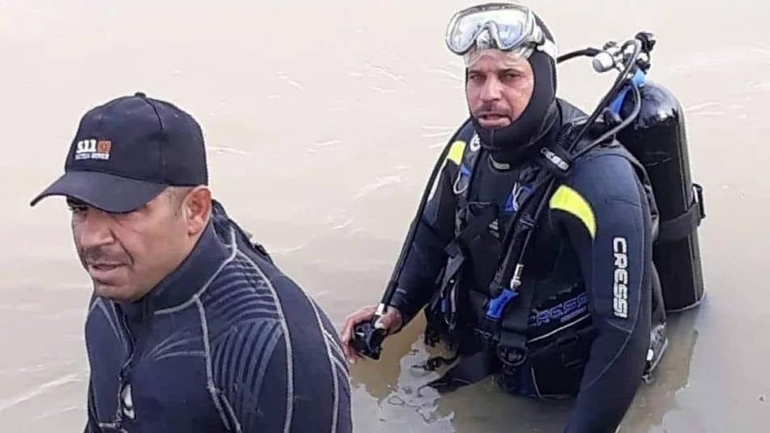 الكوت: غواصو الشرطة النهرية ينتشلون جثة شاب غرق في دجلة