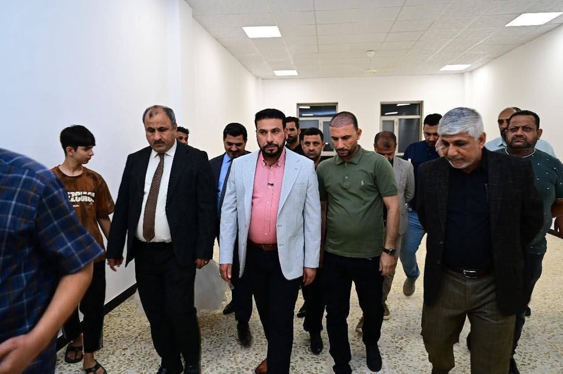 نعاوي أمام محافظ ميسان في افتتاح كلية.. وهوسة من مؤلف “نخبزك خبز العباس”