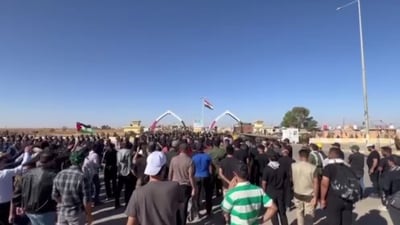 أبو ريشة يخاطب معتصمي طريبيل: سوريا أفضل طريق للمقاومين نحو الجولان وجنوب لبنان