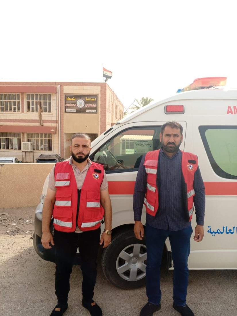 سيارة إسعاف أمام كل مركز امتحاني في الأنبار لتأمين الطلبة خلال فترة الامتحانات