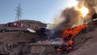 لە دەربەندیخان ئاگر لە چەند شوێنێکی بەخێوکردنی ئاژەڵ کەوتەوە