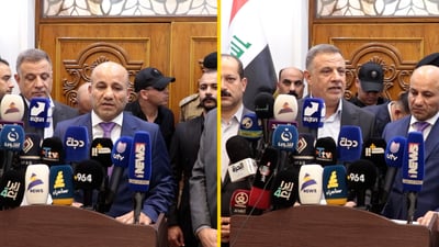 فيديو الاستلام والتسليم بين التميمي والشمري.. لنركز على الـ 7 آلاف وظيفة