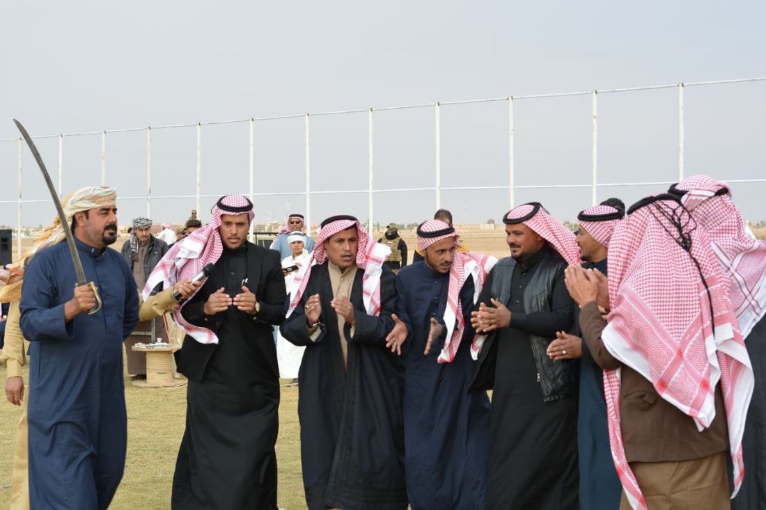 القائم: خيالة الانبار يرقصون الجوبي في مهرجان الخيل والشعر (فيديو)