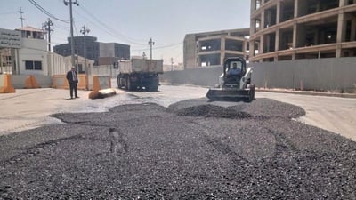 چاڵوچۆڵی بەشێک لە کۆڵان و شەقامەکانی هەولێر پڕکرانەوە و قیرکران