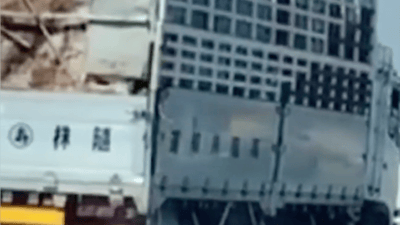 Truck driver faces legal charges after defying traffic patrol