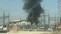فرق الإطفاء سيطرت على حريق محطة كهرباء الدبس في كركوك (�...