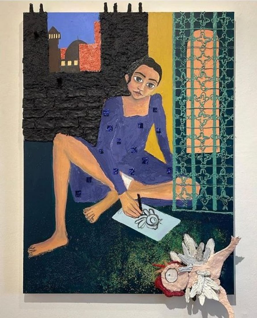 أمريكا تمنح العراقية مريم تركي جائزة رفيعة.. تتخيل بغداد ونيويورك فارغتين (صور)