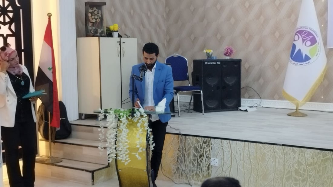 تكريماً لتشرين وغزة.. مسرح كربلائي صامت وأفلام وقصائد خلال مهرجان في الحلة (صور)