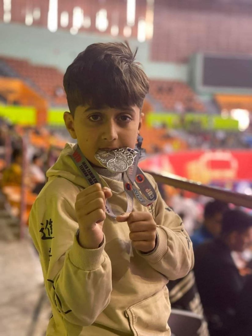 خورماڵ بە نوێنەرایەتى عێراق خەڵاتەکانى پاڵەوانیەتیەکی نێودەوڵەتى چنییەوە