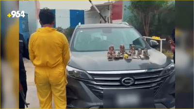 ضبط تماثيل فرعونية مزيفة ودولارات مزورة بحوزة محتال في بغداد