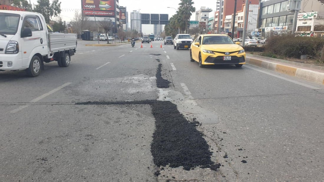 شارەوانی سلێمانى شەقامەکان پینە دەکات