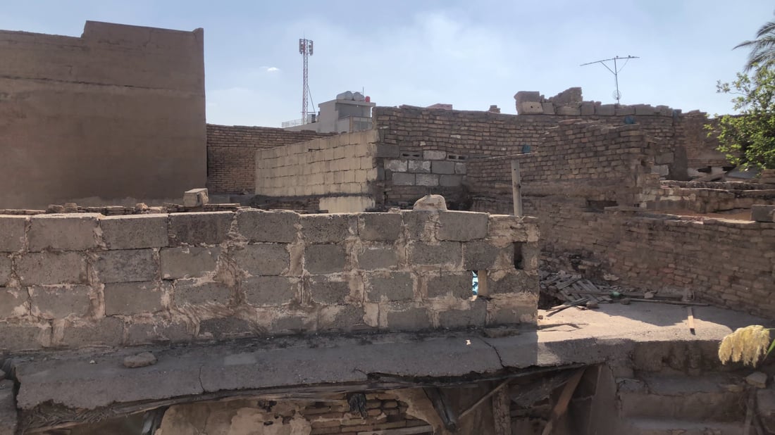أربيل: 80 منزلا معرضة للانهيار في “حي العرب” ومنطقة “تعجيل” (صور)