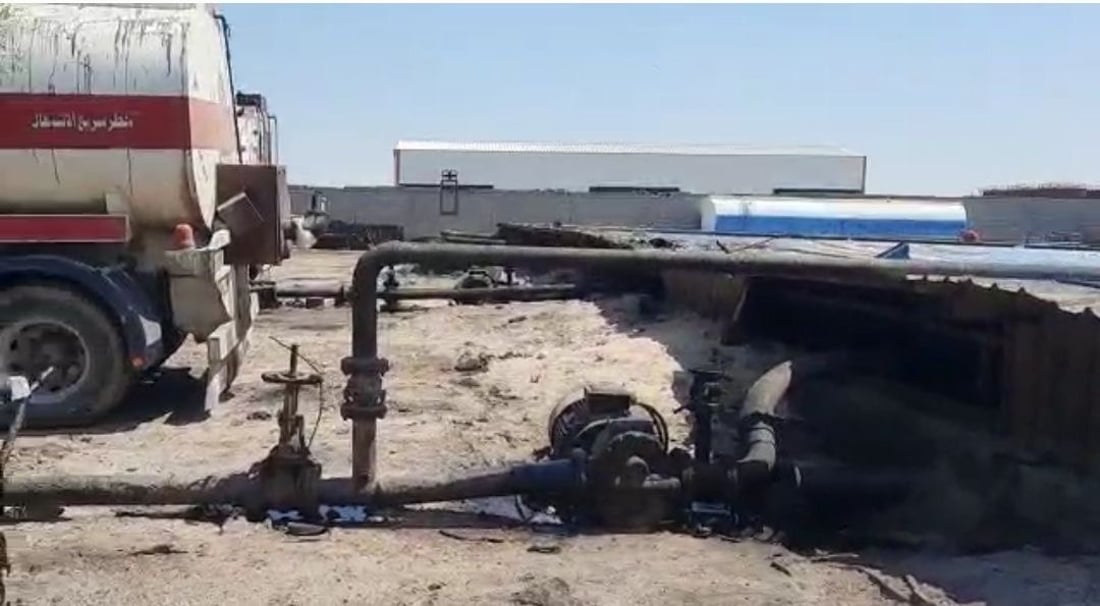صور: مداهمة وكر لتهريب المشتقات النفطية في البصرة وضبط 28 صهريجاً