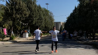 خاوەن پێداویستی تایبەتە و بەشداری ماراسۆنی کردووە