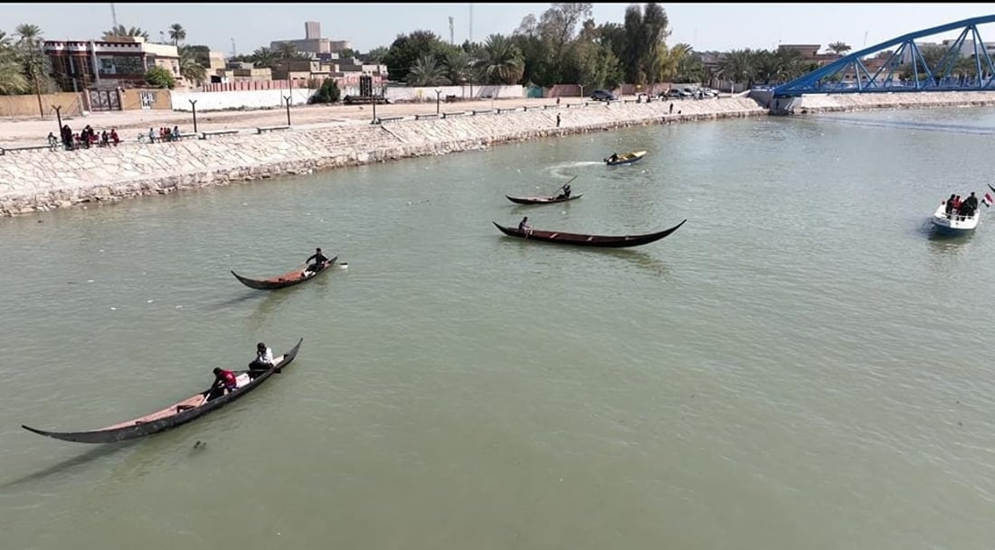 صور من ضفاف شط الحلة بعد إنجاز المرحلة الأولى من التطوير