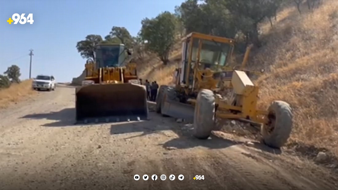 رێگای نێوان بەنداوی دەربەندیخان و چەند گوندێک نۆژەن دەکرێنەوە