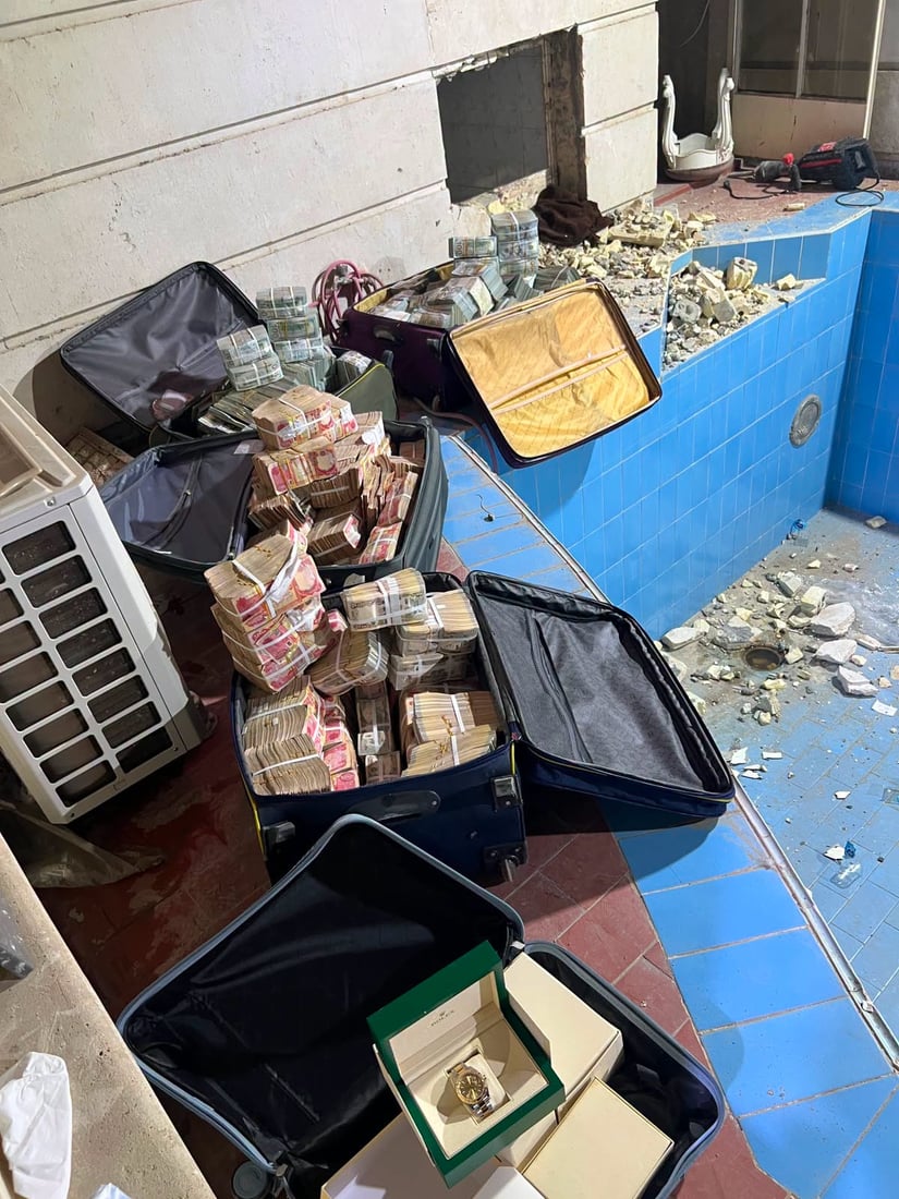الدريل بدأ يحفر بيت الوكيل النفطي الآخر وأول وجبة 11 مليون دولار داخل الجدران