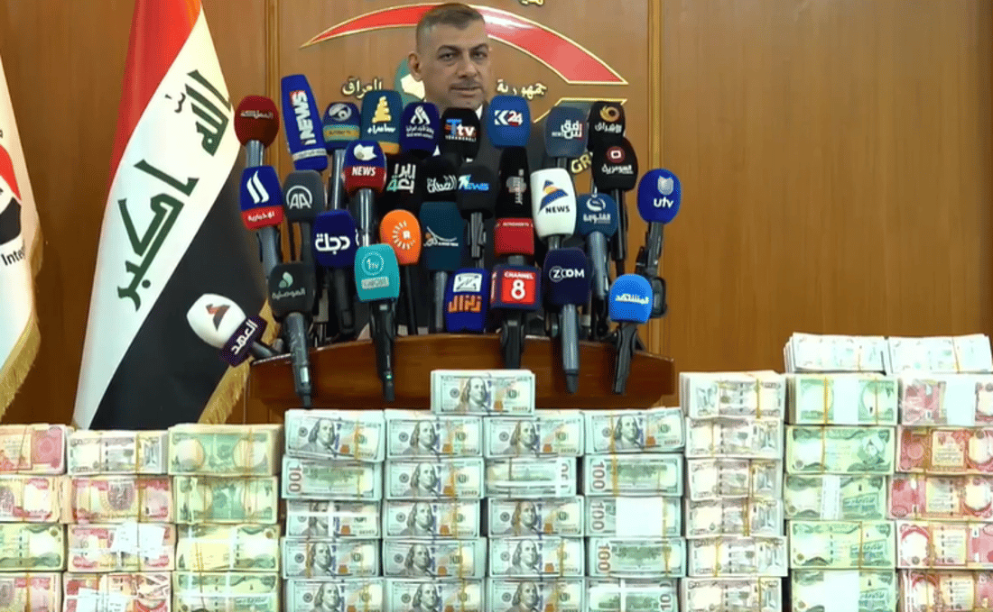 مع كدس دولارات.. قاضي النزاهة “مباشر” وتفاصيل جديدة عن سرقة القرن