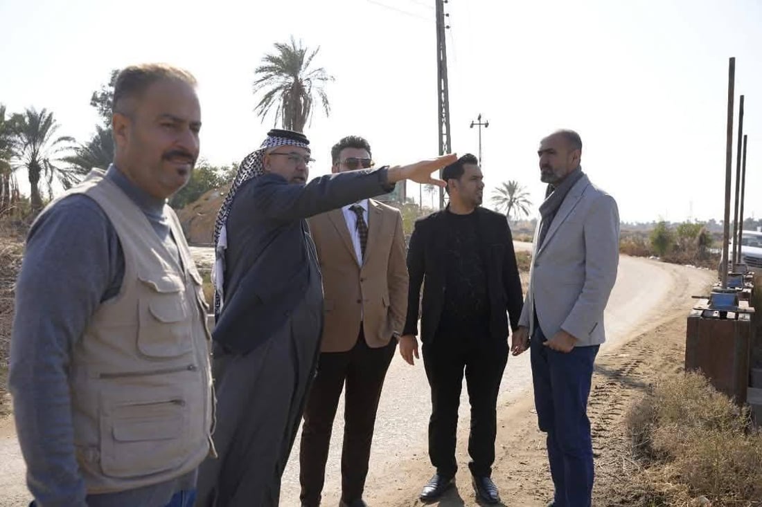 صور من النجف لعمليات كري ورفع ترسبات حوض الفرات